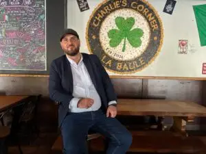Michel Mayer, la voix du rugby à La Baule