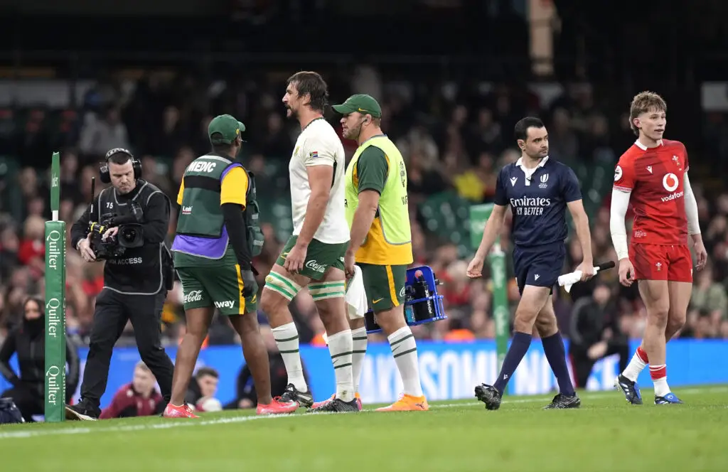 Carton rouge et longue suspension : le geste fou d’Eben Etzebeth qui choque le rugby mondial