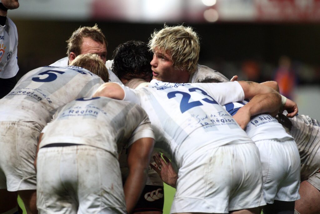 Rémy Martin lors de Montpellier - Toulouse en Top 14, en décembre 2011