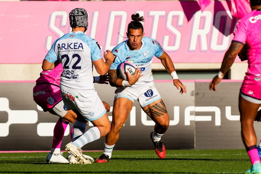 Teiva Jacquelain sous le maillot de Bayonne en Top 14